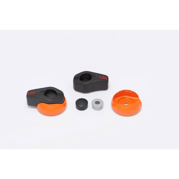 LSL Crash Pad Classic Köpfe, orange, Paar